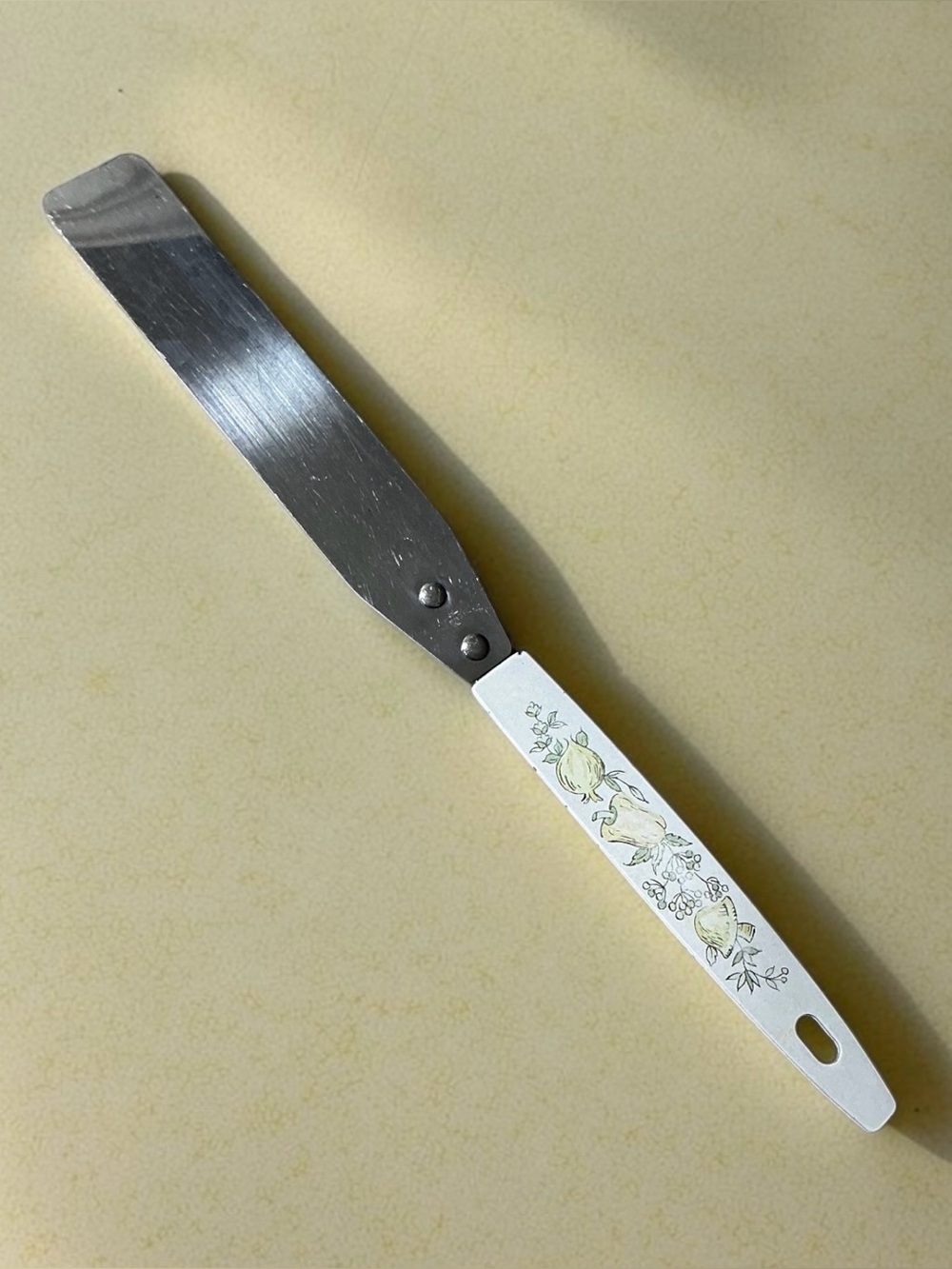 Vintage Ekco Flint Arrowhead MCM Icing Spreader Spatula 11” Stainless Vegetable